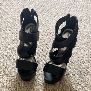 Bakers stiletto black heels.